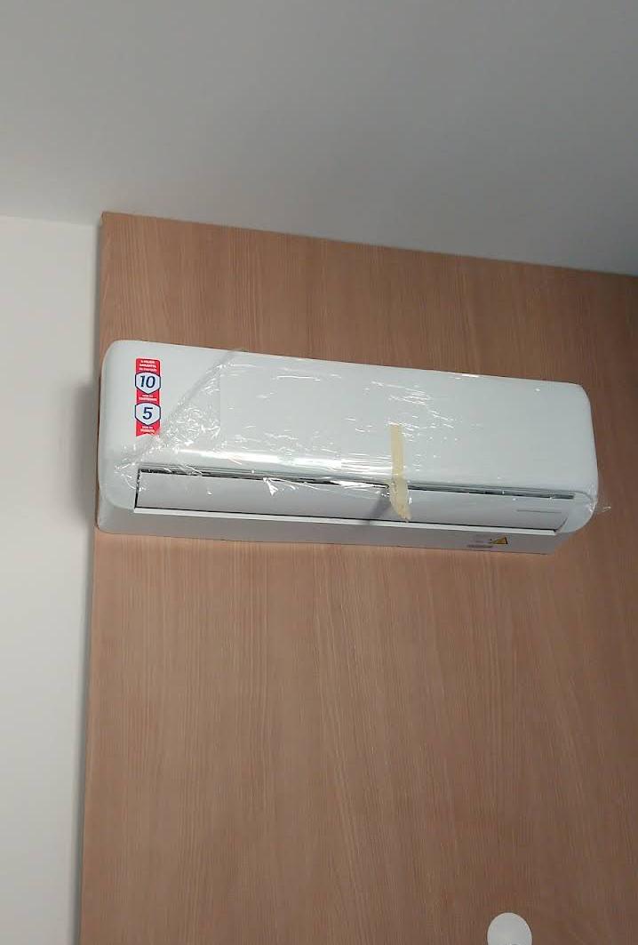 Instalação Split com proteção